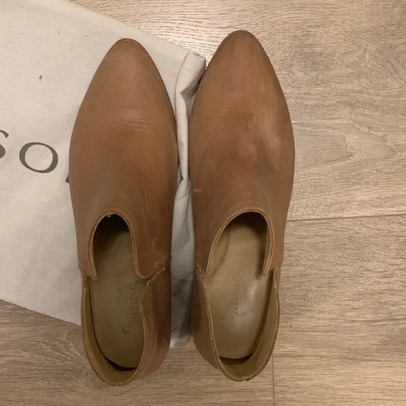 Nisolo Tan Ankle Boots Sz 8.5 - Picture 4 of 6